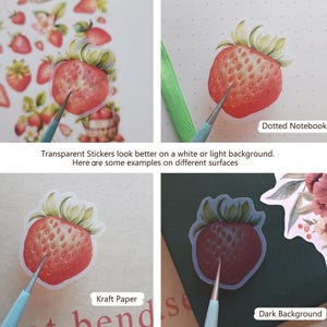 Decoraciones navideñas. Pegatinas de adornos navideños. Pegatinas para álbumes de recortes de Navidad. imagen 12