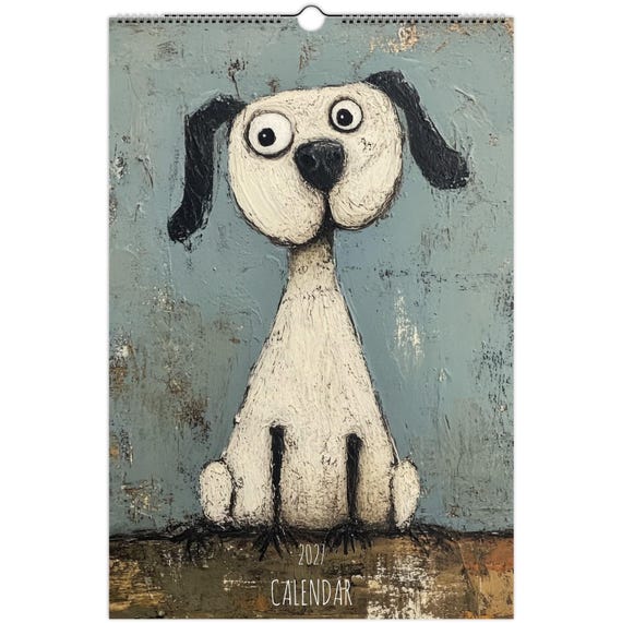 2026 2027 Calendar, Funny Dog Calendar, Wall Calendar, Cute Dog Calendar, Hanging Calendar, Monthly Calendar, Blank Calendar, Pet Calendar