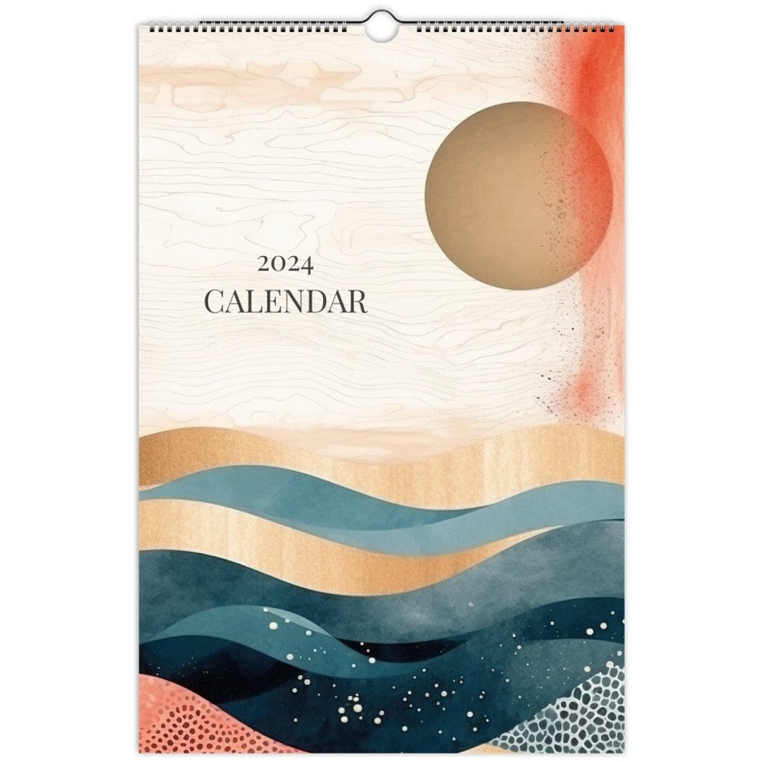 2025 Calendar, Abstract Calendar, 2025 Wall Calendar, Abstract