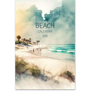 2026 2027 Calendar, Beach Calendar, Academic Calendar, Landscape Calendar, Spiral Calendar, Monthly Calendar, Blank Calendar, Planner A3,