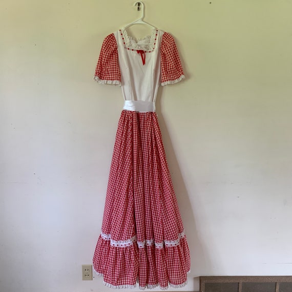 Handmade 1970s prairie dress - image 2