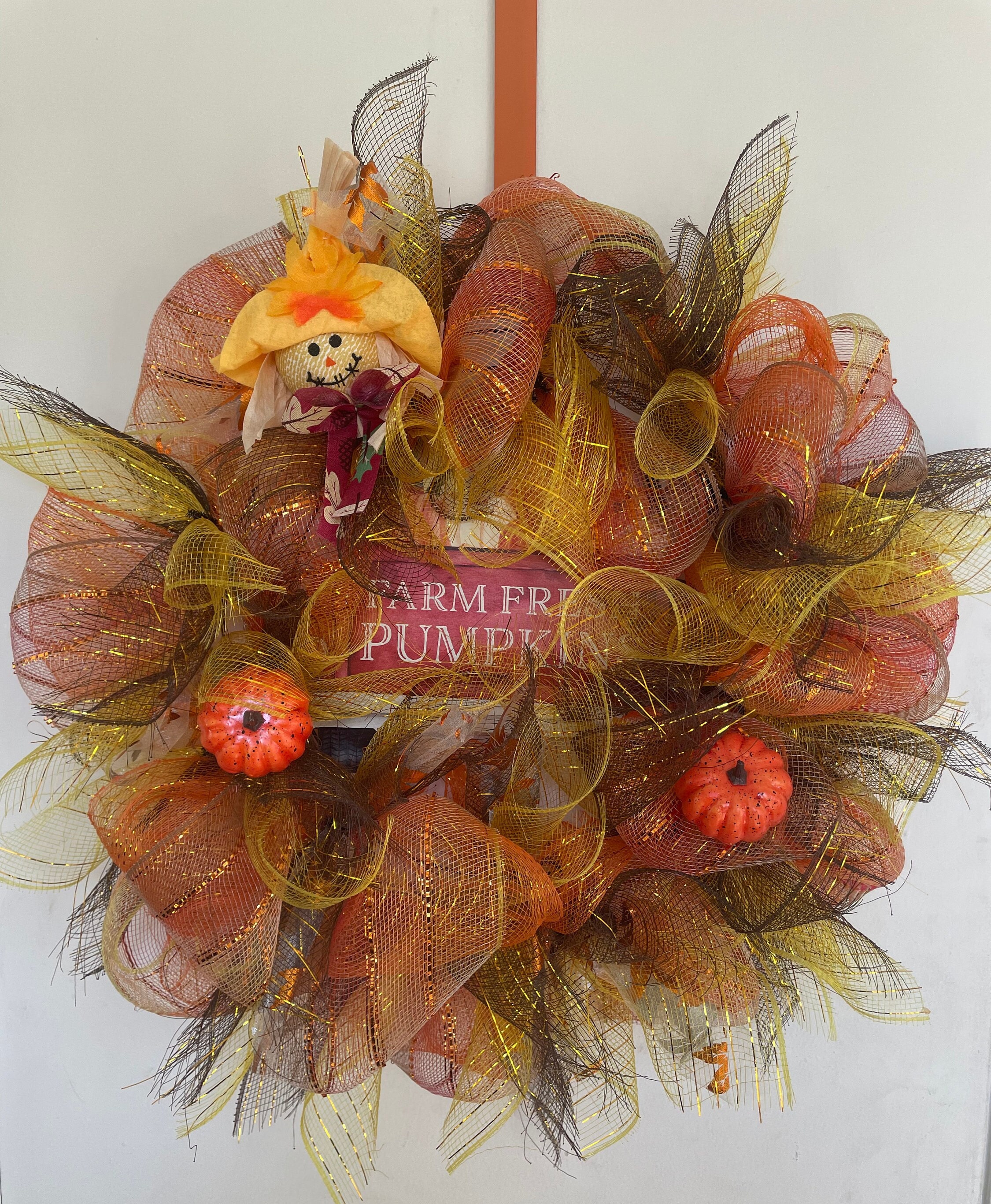 18 Inch Deco Mesh Wreath