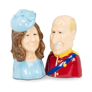 Prince William and Princess Catherine ( Kate ) Salt and Pepper Shakers