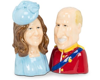Prince William and Princess Catherine ( Kate ) Salt and Pepper Shakers