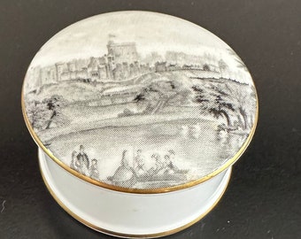 Crown Staffordshire Windsor Castle Trinket Box