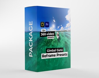 Gimbal Guru Reframe Presets 33+ Premiere Pro 360-video