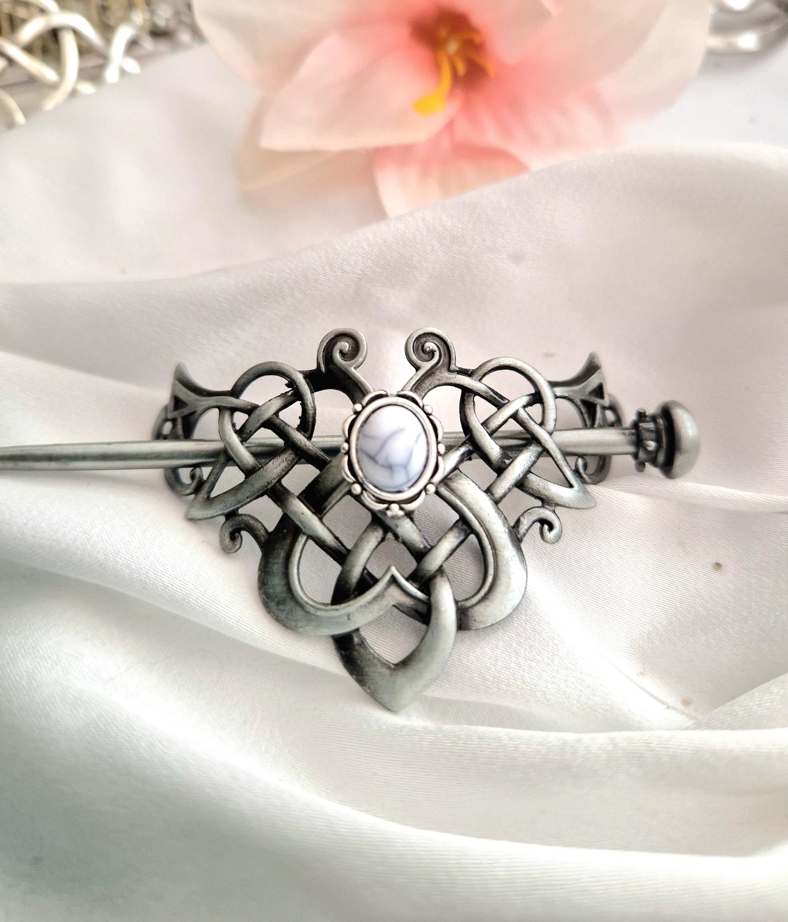 Vintage Celtic Trust Knot Hair Clip! Amazon.com : WILLBOND 8 Pcs Viking Celtic Hair Clips Vintage  main image 2