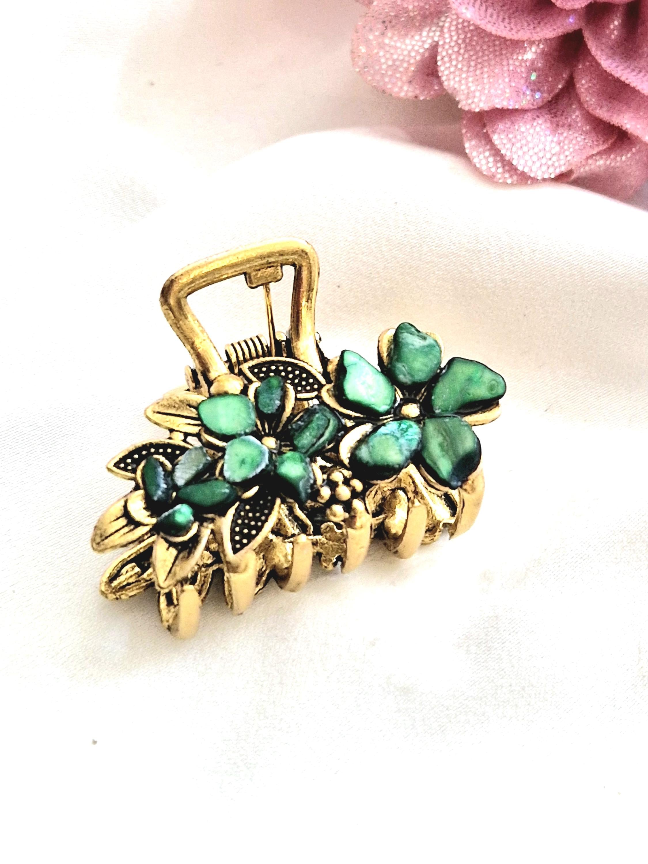 Vintage Abalone Hair Clip - Etsy display picture 3