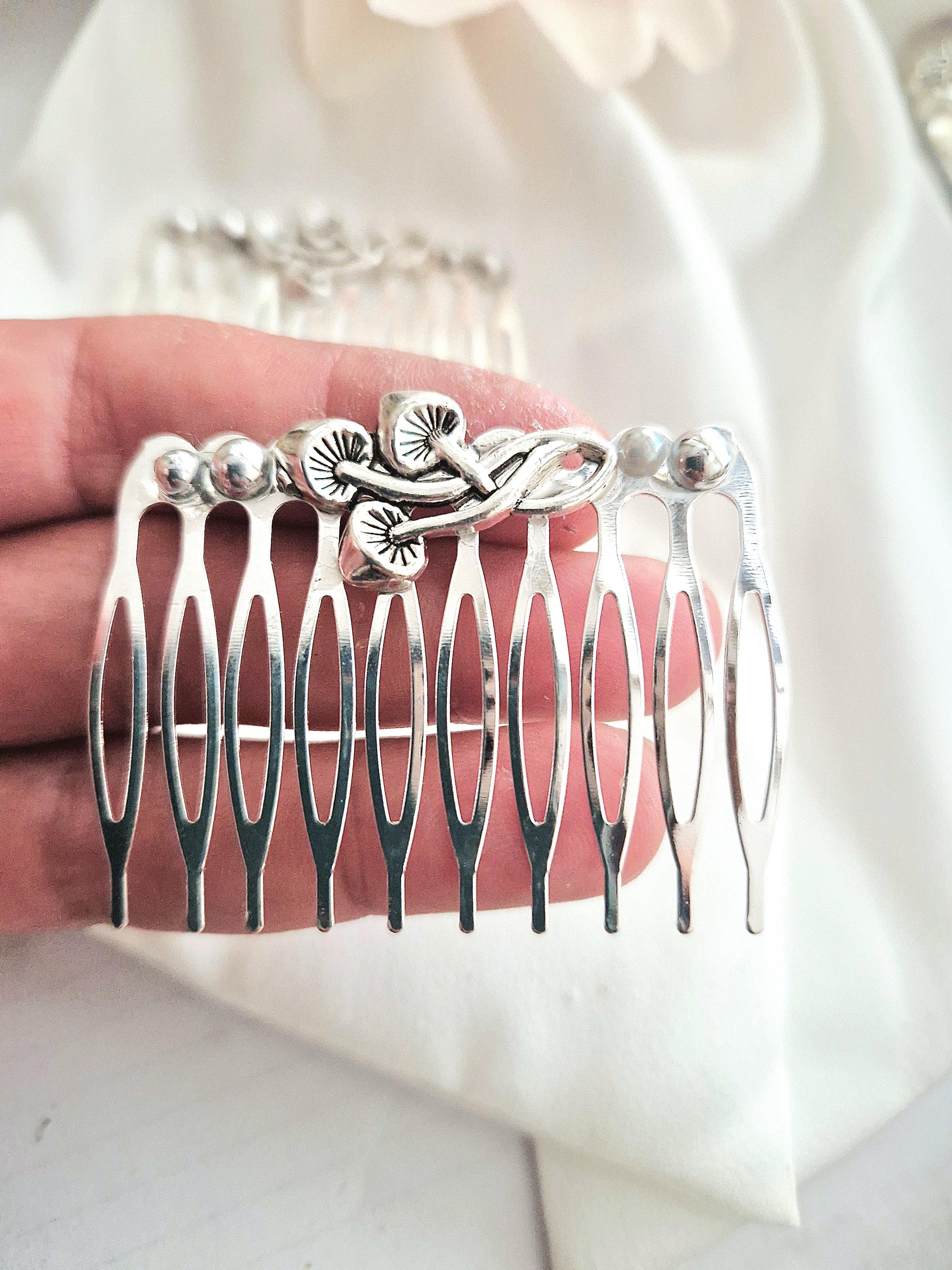 Hair Comb Sterling Silver - Etsy display picture 1