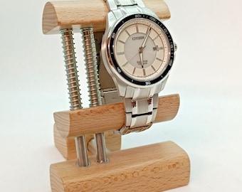 Horlogehouder horlogestandaard horlogestandaard cadeau-idee horlogeopslag horlogedoos kerstcadeau houten horlogestandaard horlogeorganisator
