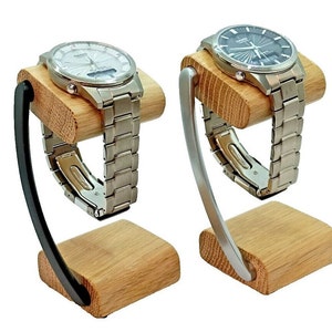 Oak watch holder watch stand watch display watch box jewelry stand Christmas gift gift idea watch storage men&#39;s gift