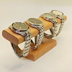 Buche Uhrenhalter Uhrenständer Uhrenaufsteller Uhrenbox Schmuckständer  Geschenkidee , Uhrenaufbewahrung,  gadgets