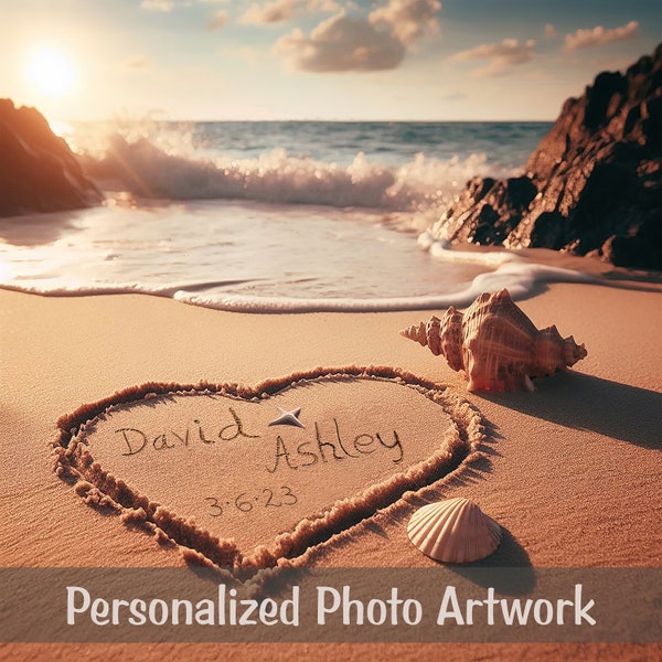 Sand Writing - Etsy