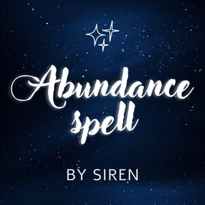 ABUNDANCE SPELL丨Attract Wealth & Prosperity Ritual, Clear Money Blocks, Invite Success, Unlock Financial Flow, Real Witchcraft, White Magic