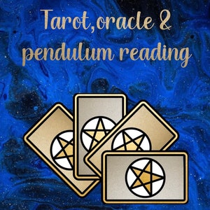 LECTURE DE TAROT, ORACLE ET PENDULE : lecture détaillée, différents outils, réponses précises, tout sujet/question, lecture psychique personnalisée, divination