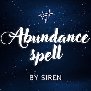 ABUNDANCE SPELL丨Attract Wealth & Prosperity Ritual, Clear Money Blocks, Invite Success, Unlock Financial Flow, Real Witchcraft, White Magic