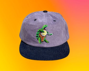 NEW Terrapin Corduroy Snapback Hat!! - Grey/Black