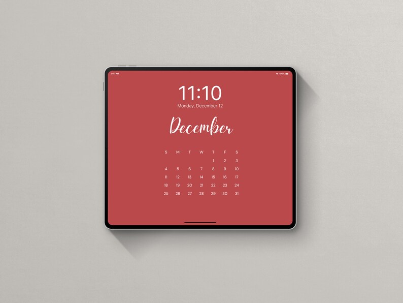 2025, 2024 iPad Wallpaper Calendar Minimalist Calendar Aesthetic