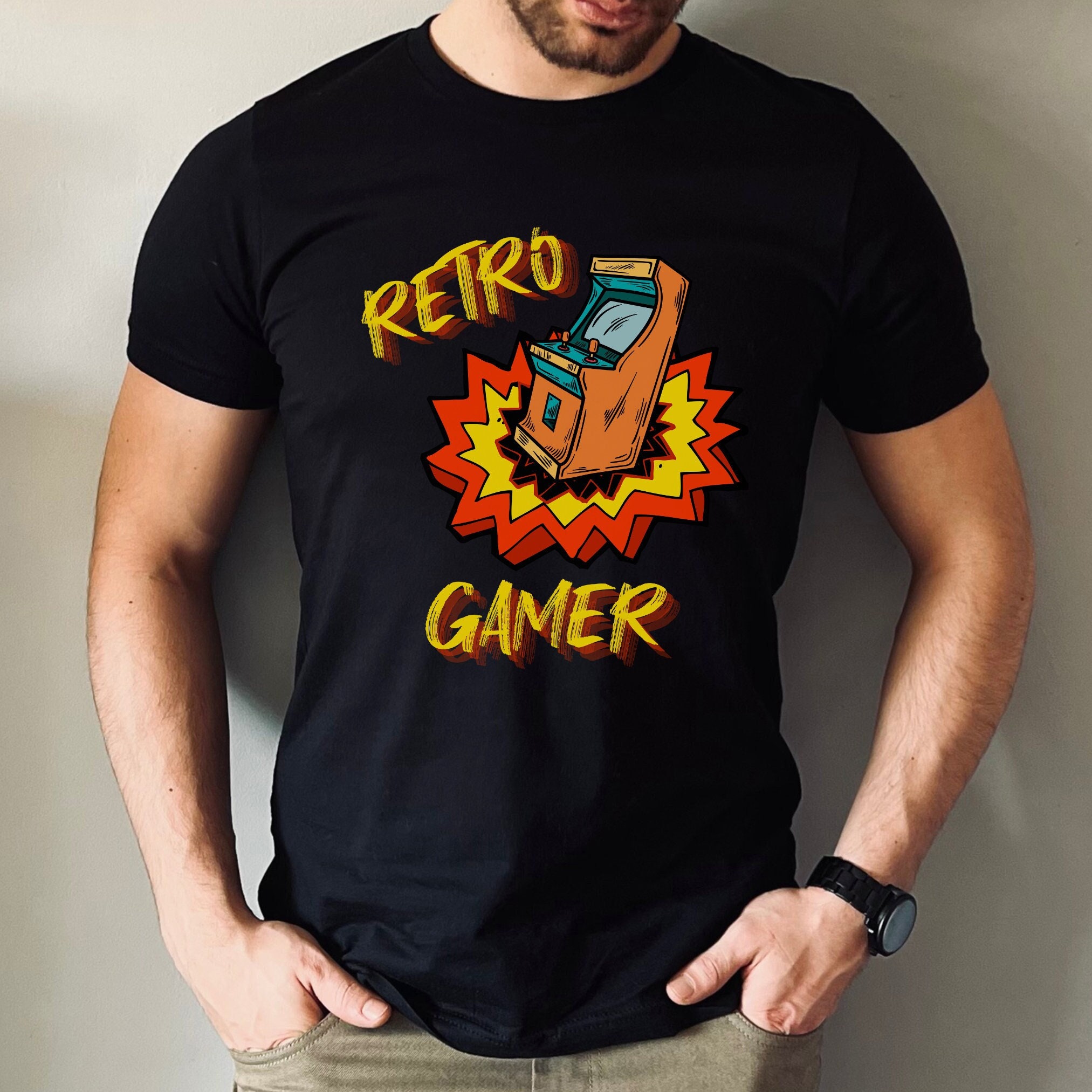 Retro Gaming T Shirt, 80s 90s Style Retro Design Computer Games T Retro Gaming T Shirt, 80s 90s Style Retro Design Computer Games T