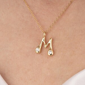 Colar de letra inicial de ouro, colar de letra personalizado para mulheres, colar de letra inicial personalizado, presente de joia