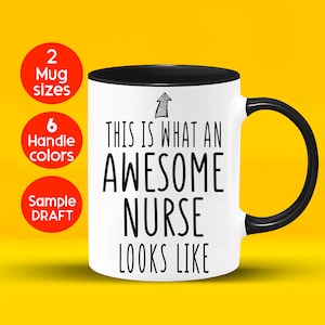 Nurse Gift, Nurse Mug, Nurse Appreciation, Custom Graduation Gifts for New Nurse Birthday gift christmas gift