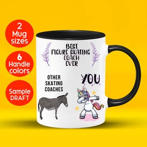 Figure Skating Coach Gift Mug, Figure Skater Gift, Figure Skating Coach Birthday Gift, Figure Skating Coach Christmas Gift Idea