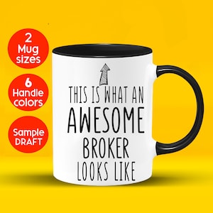 Broker Gift, Broker Mug, Realtor Gift Mug, Mortgage Broker Gift, Real Estate Agent Mug Realtor Close Gift Broker Relator Agent Birthday Gift