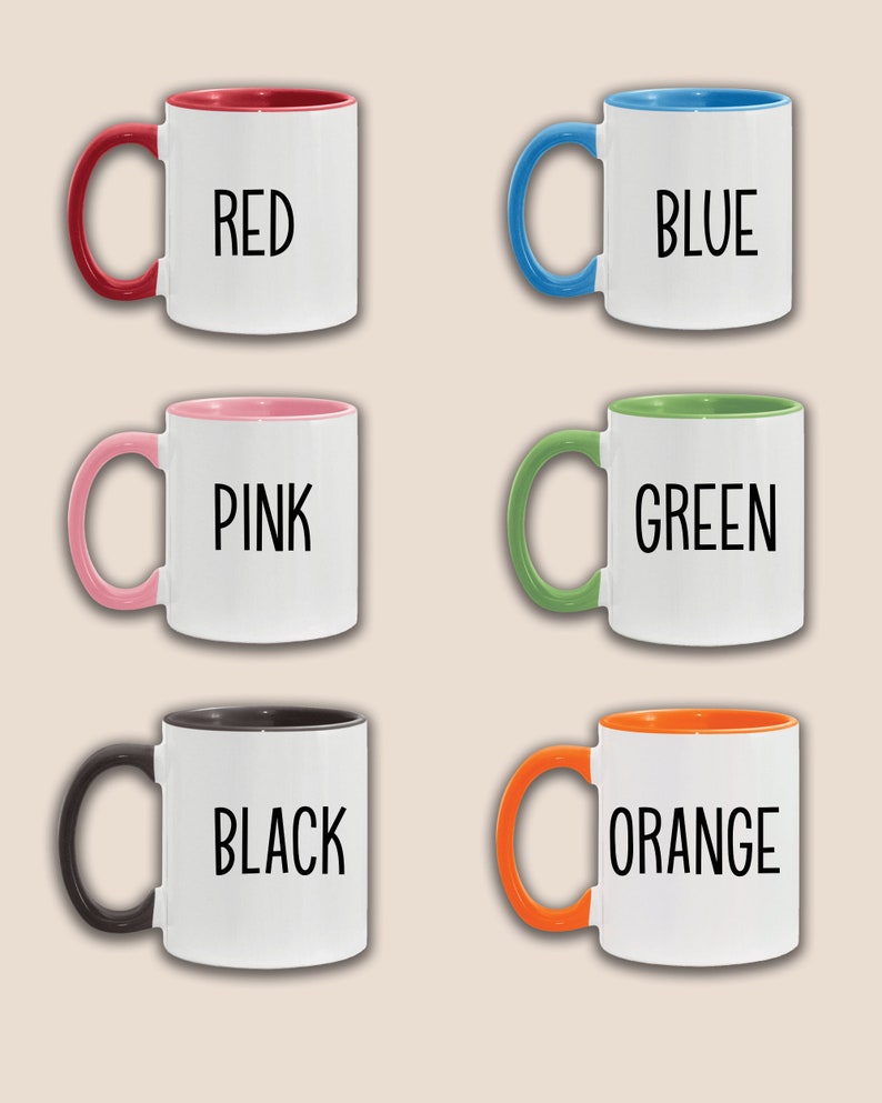 AZKSUN 11oz Edge Color Ceramic Mug,Jeffrey Dahmer,I Eat Gus