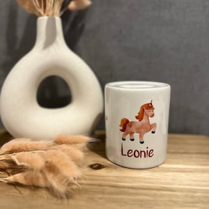 Spardose / Kinderspardose / mit Motiv Einhorn /  mit Einwurfschlitz