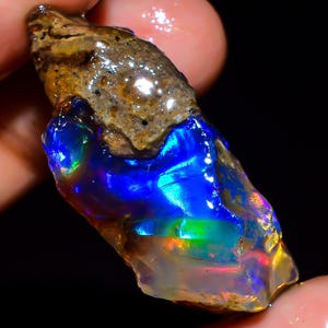 39 Ct, Natural Opal Rough, Ethiopian Opal Rough, 30x20x13 mm Welo Opal Rough, Opal Crystals, Opal Raw, Fire Opal Rough, Opal Rough