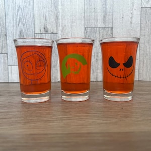 Halloween shot glasses