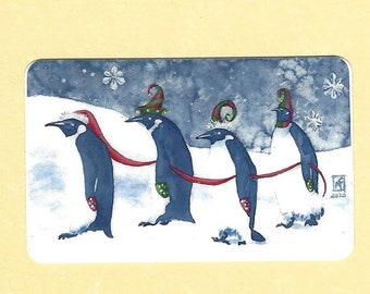 Sticker, "Penguins On Parade"