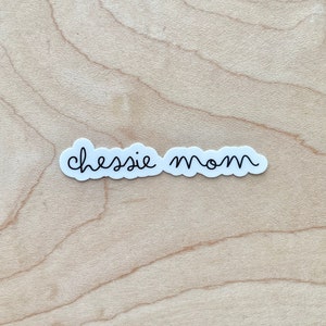 Chessie Mom Sticker, Chesapeake Bay Retriever Mom, Dog Mom Sticker, Dog Laptop Sticker, Dog Water Bottle Sticker, Water Resistant Glossy
