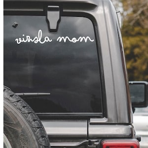Vizsla Mom Decal, Vizsla Mom Gift, MacBook Dog Decal, Dog Luggage Decal, Tumbler Decal, Dog Water Bottle Decal, Glossy Vinyl