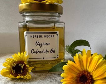Organic Homemade Calendula Oil | Soothing Eczema | Stretch Marks | Itchy Skin And Rash Relief