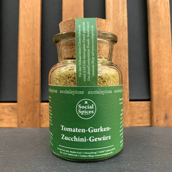 Tomaten-Gurken-Zucchini-Gewürz (Social Spices)