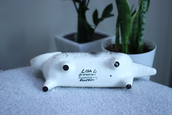 RETRO Lisa Larson - Grey Cat - Gustavsberg Studio Vintage Swedish