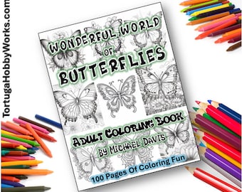 Schmetterlinge Malbuch: 100+ Seiten für Erwachsene