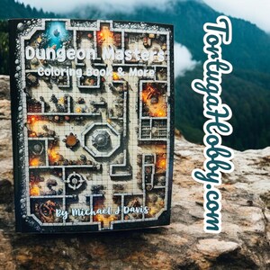 Dungeon Masters Adult Coloring Book: 100+ Pages