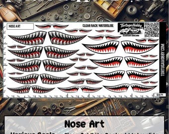 Nose Art Waterslide Decals - Customize Your Next Project