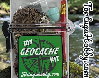 Kits de Geocaching - Uma infinidade de itens legais para "Pegar algo e deixar algo", incluindo anéis, pingentes, moedas, brinquedos e muito mais, embalados aleatoriamente!