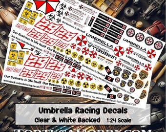 Umbrella Corporation - Personalize Your Diorama, Car, Truck, Derby Car or Any Project