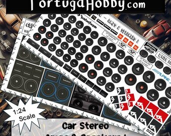 Car Audio I - Amps & Speakers - Great for Models, Derby or Other Projects
