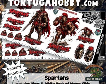 Spartans - Fantasy Football Decals