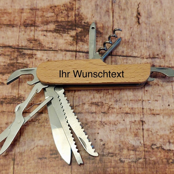 Taschenmesser mit Gravur individuell Messer