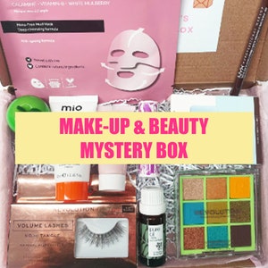 Makeup & Beauty Mystery Box Gift For Her Self Care Gift Pamper Hamper Box summer Gift Box Birthday Surprise Box Happy Valentine's Day box