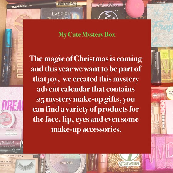Makeup Advent Calendar Christmas Gift Box for Her Self Care Gift Box  Christmas Countdown Surprise 25 Days Pamper Hamper Holidays Lucky Dip - Etsy