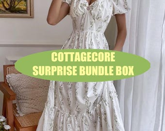 Caja sorpresa Cottagecore: ropa, joyas y accesorios de segunda mano
