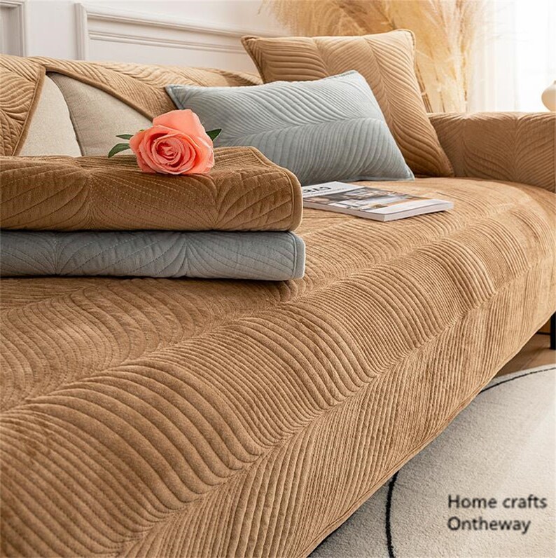 Velvet Sofa Slipcovers Separated Sofa Covers for Etsy