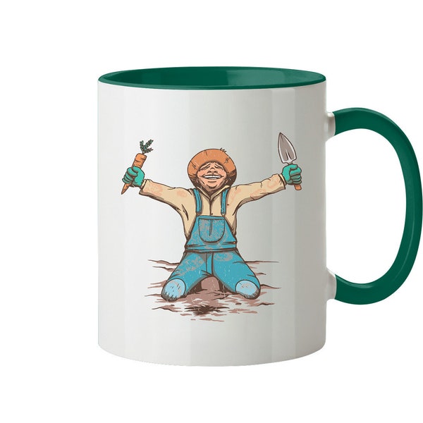 Happy Gardener - Tasse zweifarbig